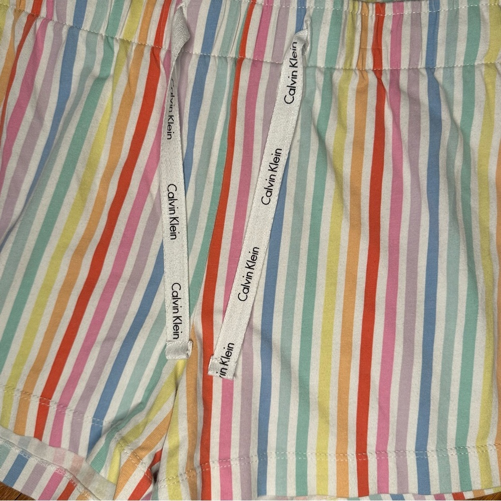 Calvin Klein Women’s Sleep Set Multi Colored 2 Piece  – Size Medium - Picture 9 of 11